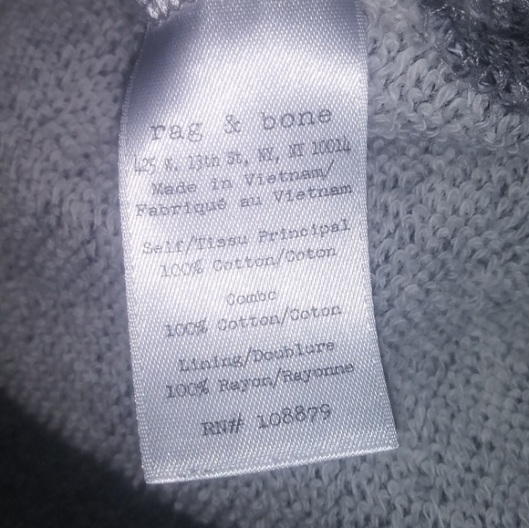 Rag And Bone High Low Sweatshirt - Picture 6 of 6